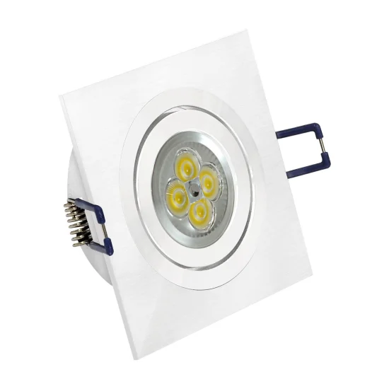 O.B. 1 LUZ CASEY CUADRADO ALUMINIO