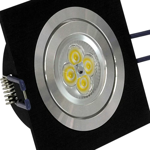 O.B.1 LUZ CIRO CUADRADO ALUMINIO