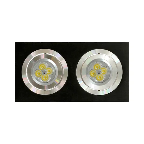 O.B. 2 LUCES ASTRID ALUMINIO NEGRO