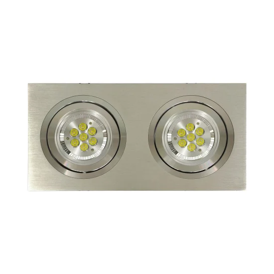 EMPOTRABLE 2L DEVIN ALUMINIO AR111