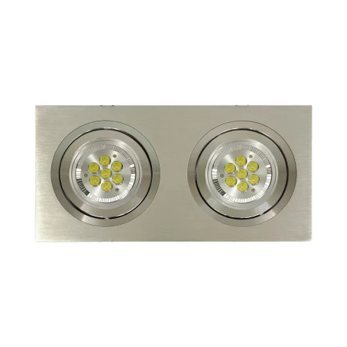 EMPOTRABLE 2L DEVIN ALUMINIO AR111