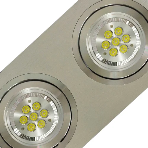 EMPOTRABLE 2L DEVIN ALUMINIO AR111