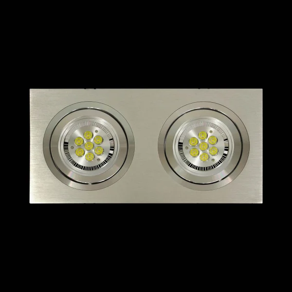 EMPOTRABLE 2L DEVIN ALUMINIO AR111