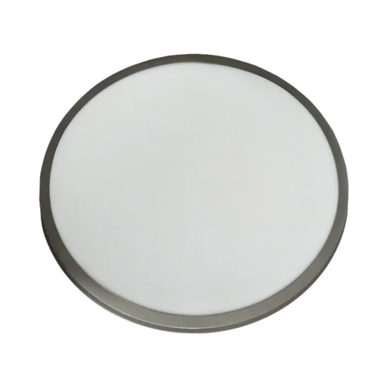 PLAFÓN SUPERFICE LED EMERY PLATA REGULABLE 2