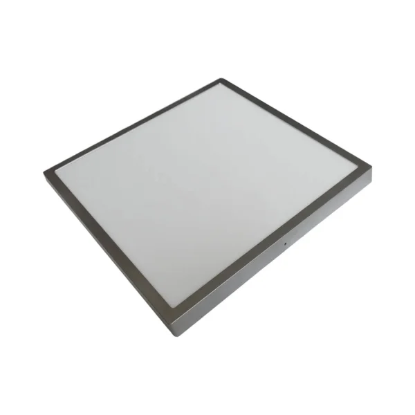 PLAFÓN SUPERFICE LED PEYTON PLATA REGULABLE