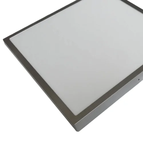 PLAFÓN SUPERFICE LED PEYTON PLATA REGULABLE