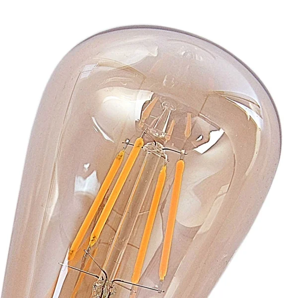 BOMBILLA DECORATIVA ÁMBAR LED E27 7W 720 LM BOMBILLA DECORATIVA ÁMBAR LED E27 7W 720 LM