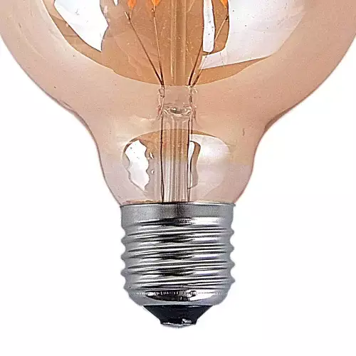 BOMBILLA DECORATIVA ESFÉRICA LED E27 7W ÁMBAR BOMBILLA DECORATIVA ESFÉRICA LED E27 7W ÁMBAR