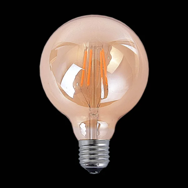 BOMBILLA DECORATIVA ESFÉRICA LED E27 7W ÁMBAR BOMBILLA DECORATIVA ESFÉRICA LED E27 7W ÁMBAR