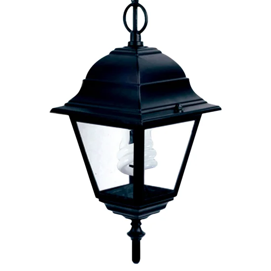 Lámpara Colgante Exterior Figaro Negro, Diseño y Decoración | Lúzete 2