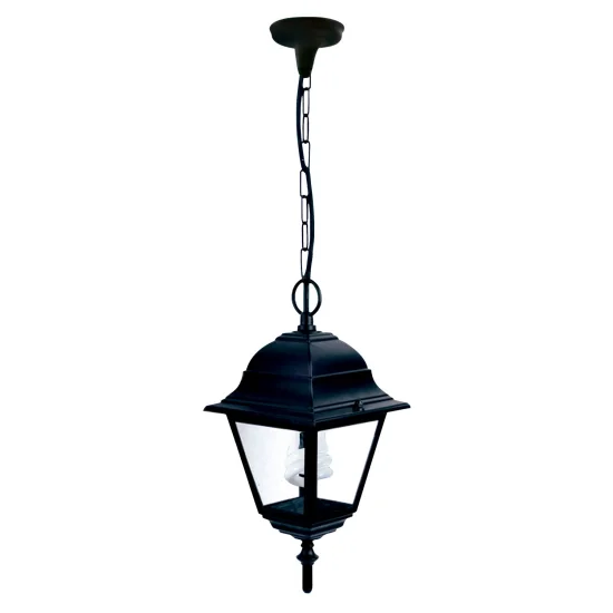 Lámpara Colgante Exterior Figaro Negro, Diseño y Decoración | Lúzete