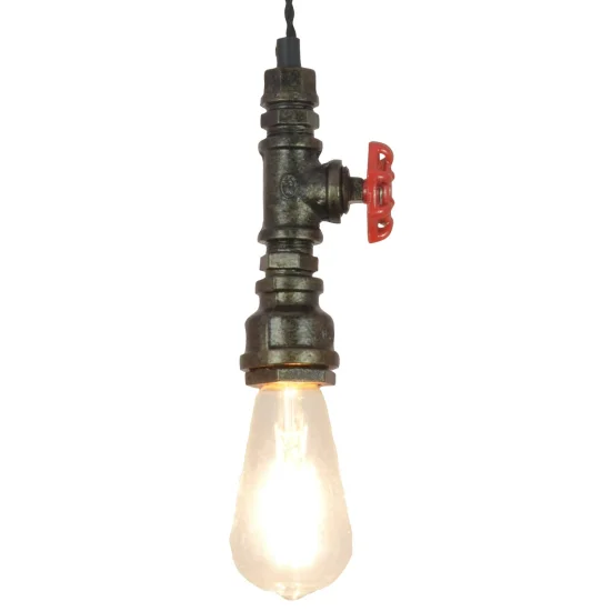 PÉNDEL 1 LUZ ANTIQUE RUST E27 2