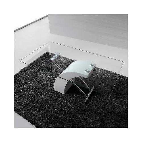 MESA DE CENTRO CLARITY TRANSP/BLANCA MESA DE CENTRO CLARITY TRANSP/BLANCA