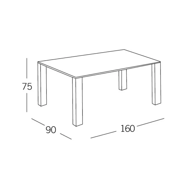 MESA DE COMEDOR GÄVLE NEGRO