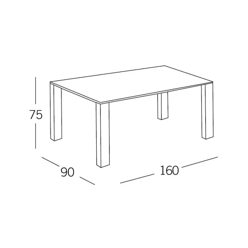 MESA DE COMEDOR GÄVLE NEGRO