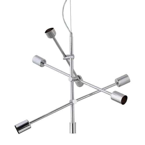 LÁMPARA DE TECHO JUPITER 6 LUCES CROMO